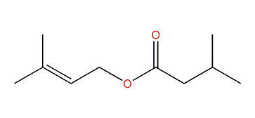 3-Methyl-2-butenyl 3-methylbutanoate